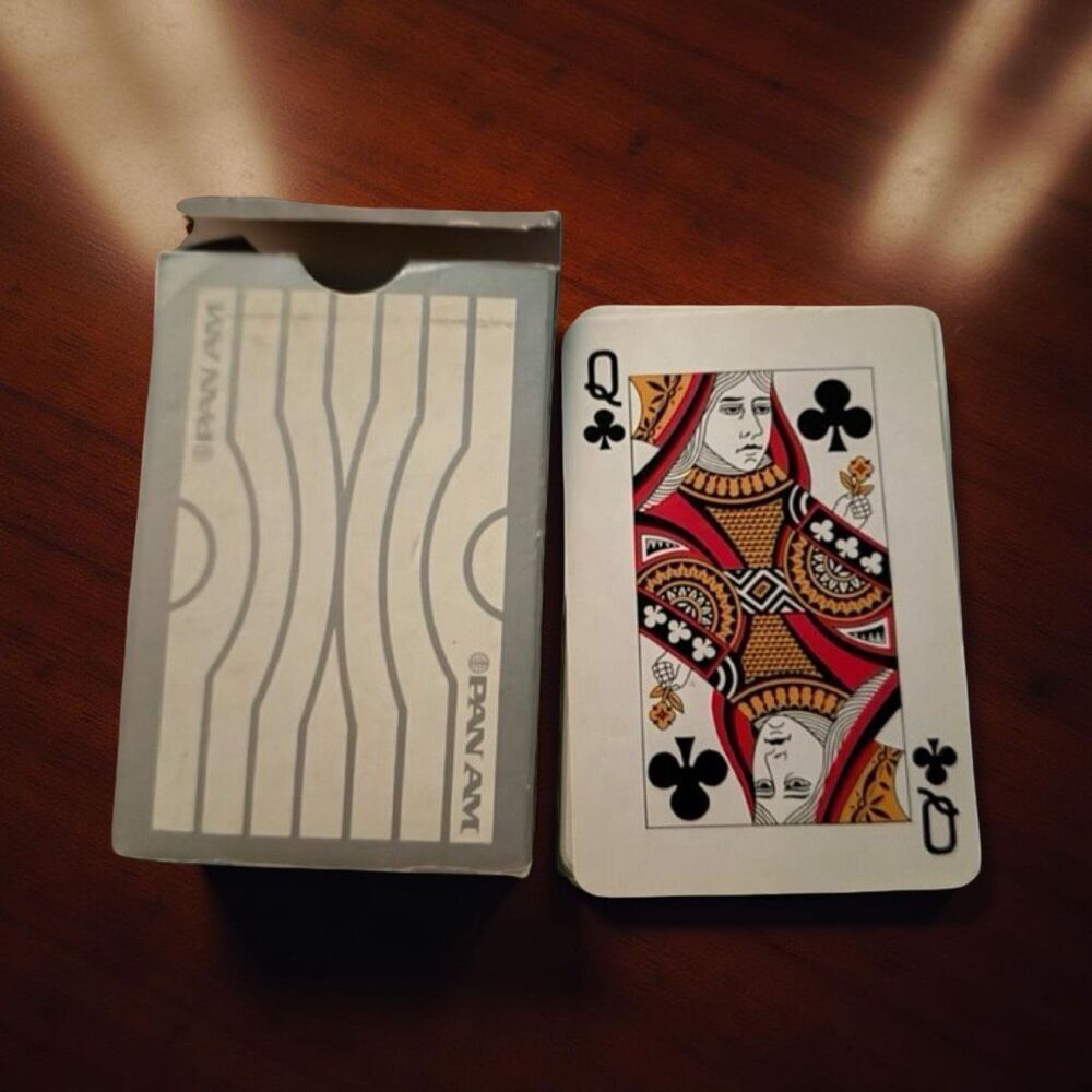 Vintage Pam Am Airlines Playing Card Deck B5